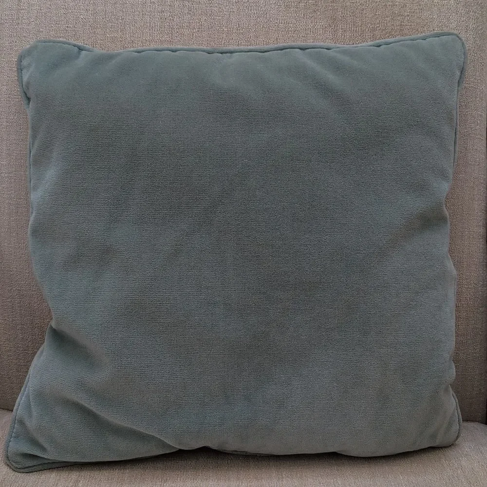 Vintage Ginger Jar Floral Tapestry Accent Pillow Velvet Backing